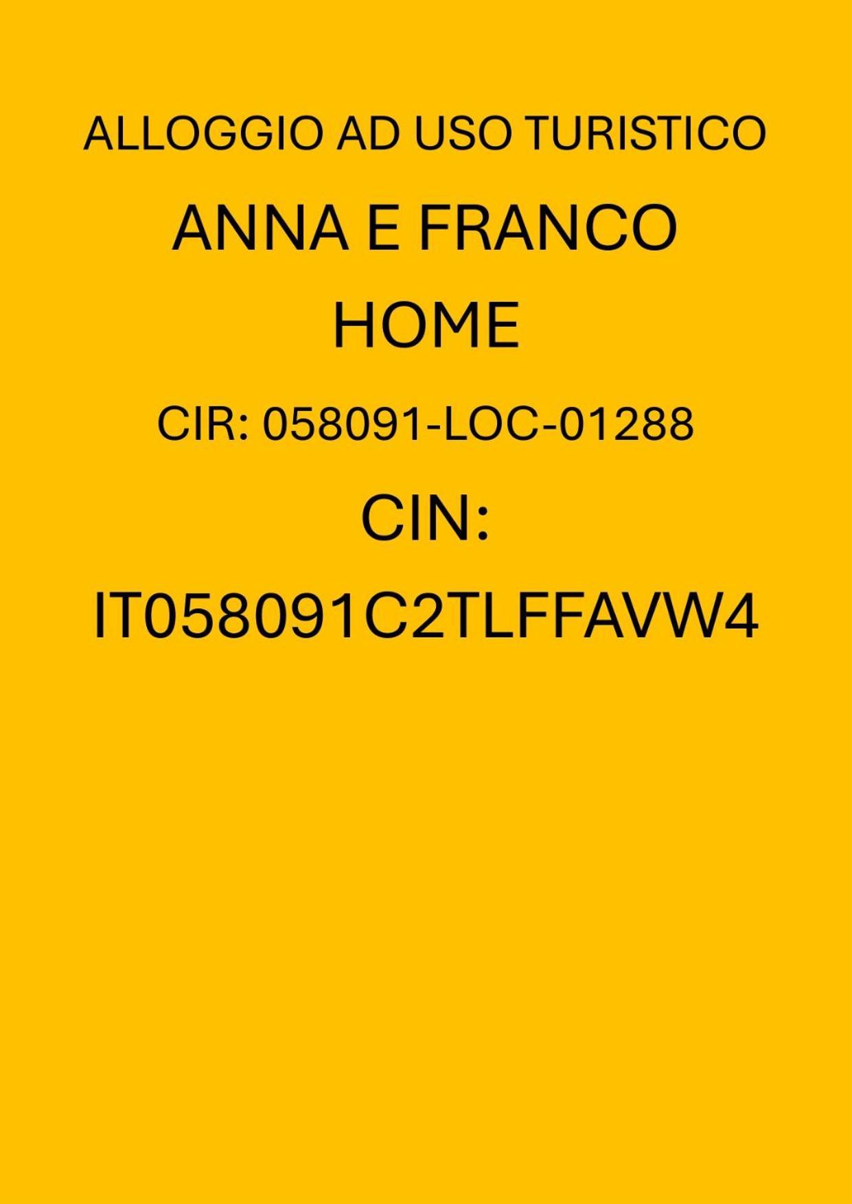 Anna E Franco Home Róma Kültér fotó